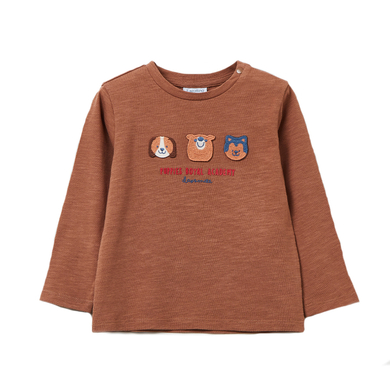 OVS T-shirt à manches longues Cute Animals Beaver Fur
