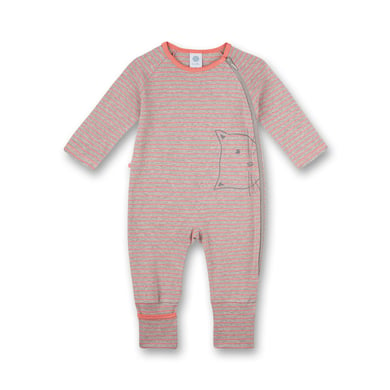 Sanetta Combinaison pyjama enfant rayures gris