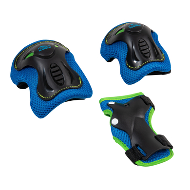 HUDORA® Protections enfant pour roller bleu