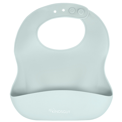 KINDSGUT Bavoir enfant silicone, aigue-marine