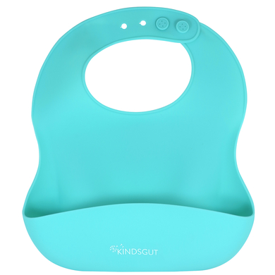 KINDSGUT Bavoir enfant silicone, menthe