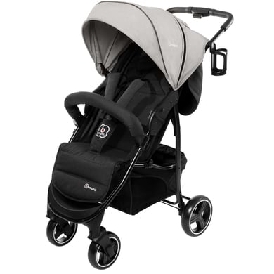 babyGO Passeggino Basket, grigio melange