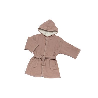 Albornoz de muselina de la colección Be 's rosa viejo
