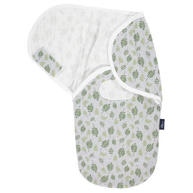 Alvi® Couverture emmaillotage bébé Harmonie coton bio Drifting Leaves