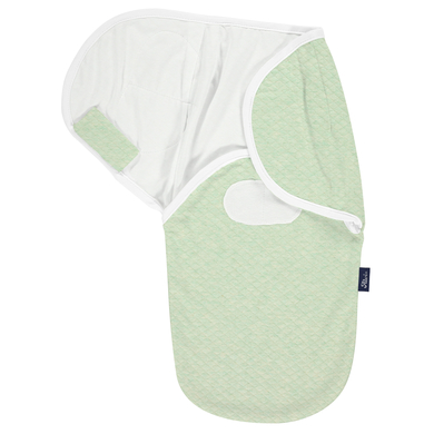 Alvi® Couverture emmaillotage bébé Harmonie Special Fabric courtepointe turquoise