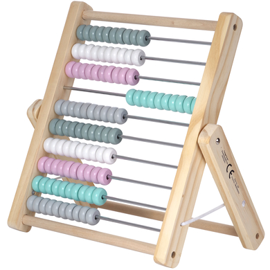 KINDSGUT Abacus räknestick, ljusrosa