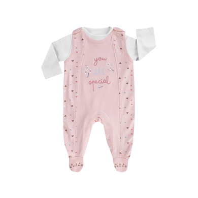 Jacky romperset SWEET HOME roze