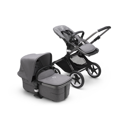 bugaboo Poussette duo combinée 2en1 Fox 3 Complete Graphite/Grey Melange