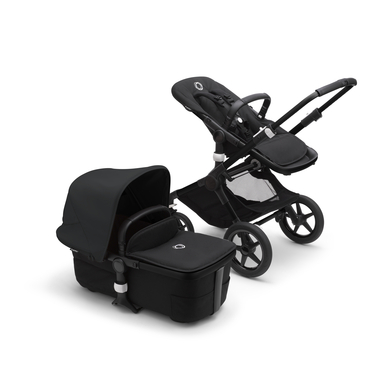 bugaboo Poussette duo combinée 2en1 Fox 3 Complete Black/Midnight Black