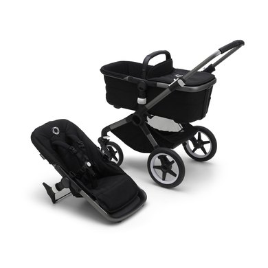 bugaboo Poussette duo combinée 2en1 Basis Fox 3 Graphite/Midnight Black