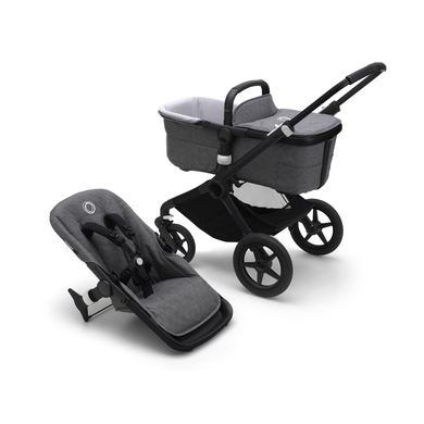 bugaboo Poussette duo combinée 2en1 Basis Fox 3 Black/Grey Melange