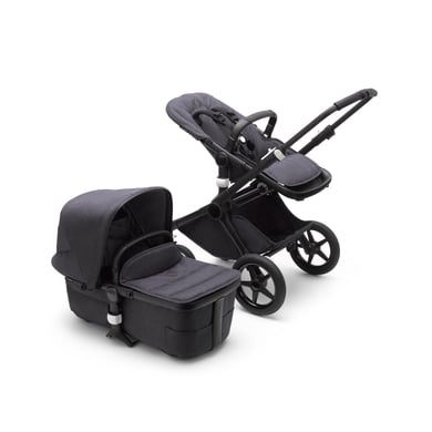 bugaboo Combi Barnevogn Fox 3 Mineral Complete Black / Washed Black