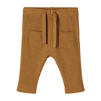 Image of Lil'Atelier Pantaloni Nbmrajo oroen Marrone059