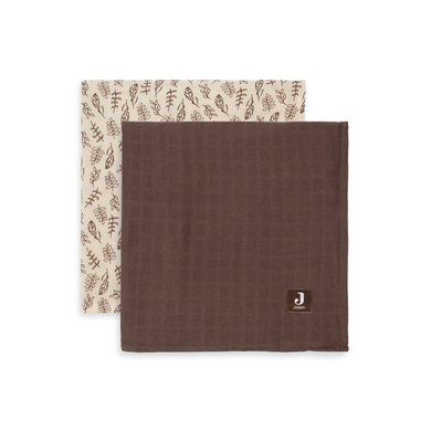 jollein Mullwindeln 2er-Pack Meadow chestnut 115 x 115 cm
