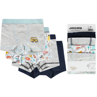 JACKY Caleçon boxer enfant lot de 4
