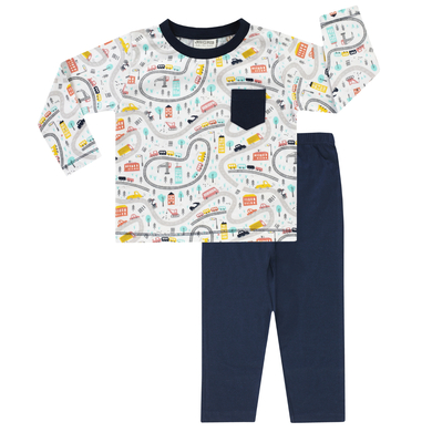 JACKY Pyjama 2 pièces bleu