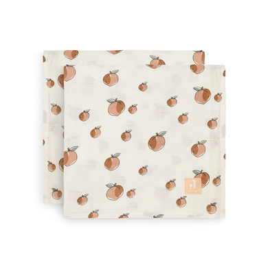 jollein Mullwindeln 2er-Pack Peach 115 x 115 cm