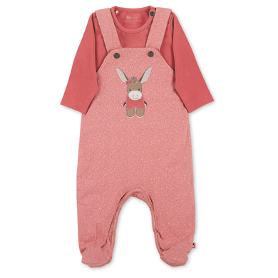 Sterntaler Grenouillère et t-shirt bébé jersey Emmily rouge clair