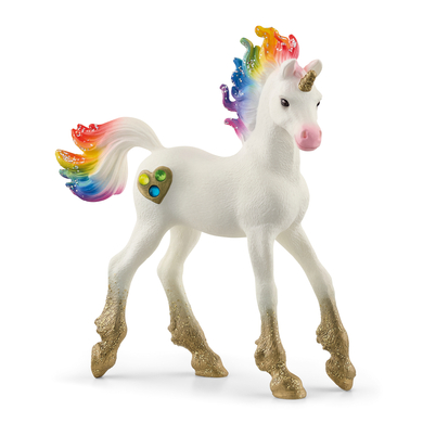 Schleich Figurine licorne arc-en-ciel poulain 70727