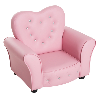 HOMCOM Kindersessel Prinzessin rosa MHH-310-025