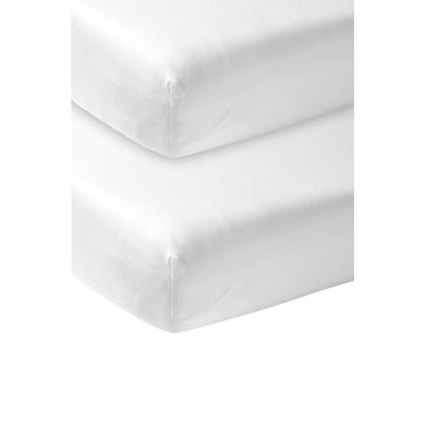 Levně Meyco Prostěradlo Jersey 2-pack 40 x 80 cm bílé
