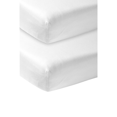 Levně Meyco Prostěradlo Jersey 2-pack 60 x 120 cm bílé