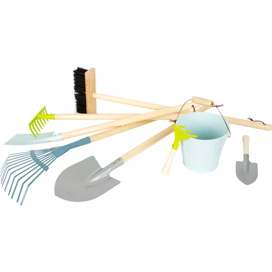 small foot® Outils de jardinage enfant grand bois