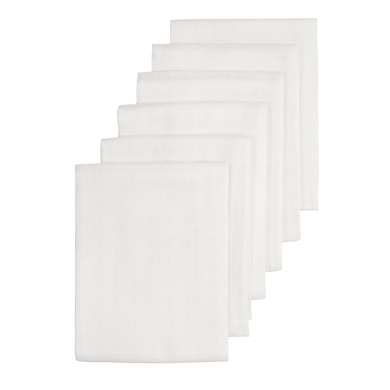 Image of Meyco Gaasluiers pak van 10 wit 70 x 70 cm
