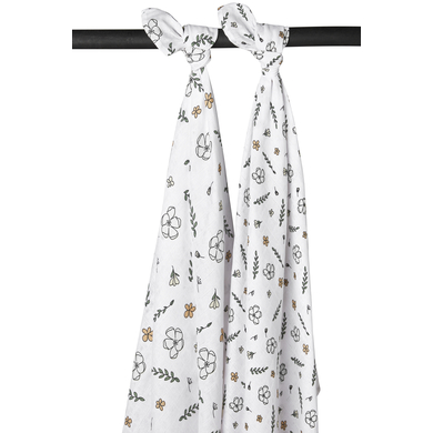 Meyco Langes enfant Floral 120x120 cm lot de 2