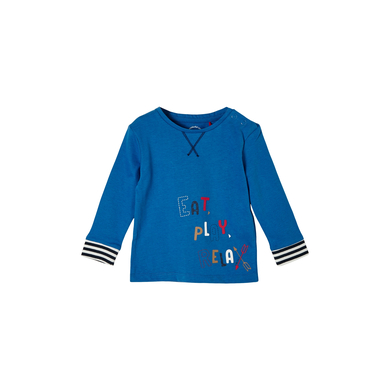 s. Olive r Chemise à manches longues bleue