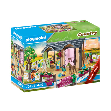 PLAYMOBIL® Figurine carrière d'entraînement des poneys 70995