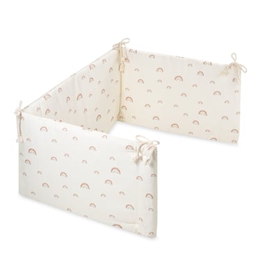 JULIUS ZÖLLNER Tour de lit bébé Organic Rainbow 180x35 cm