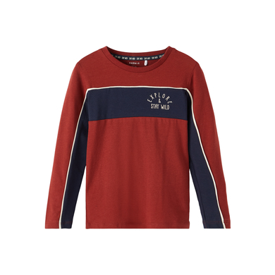 name it Chemise à manches longues Nmmras Fired Brick