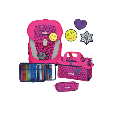 Scout Sunny II Neon Safety Set 4pcs - Pink Glow