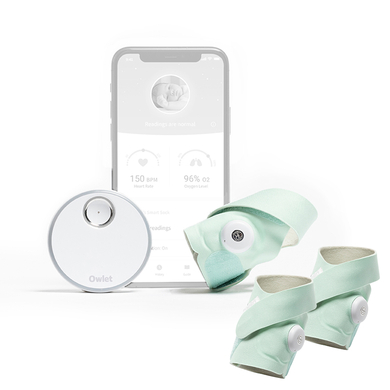 Owlet Babyvakt Smart Sock Plus mint