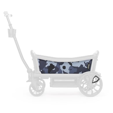 Veer Panneau latéral pour chariot de transport à main enfant Camouflage bleu