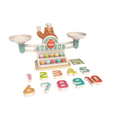 TopBright Toys® Jeu de balance ours Yummy chiffres gâteaux