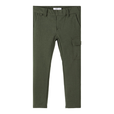 name it Pantalon cargo Nmmbob Ivy Green