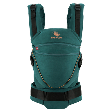 manduca Porte-bébé dorsal ventral XT Cotton Denimteal-Toffee
