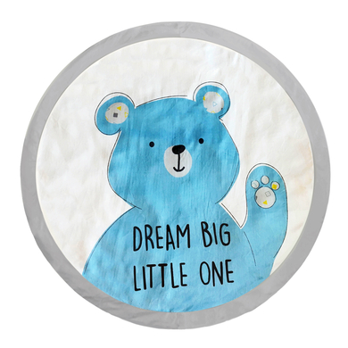 DREAM gro Playmat Blue Bear recto-verso