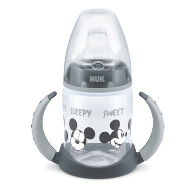 NUK Trinklernflasche First Choice Minnie Maus 150 ml, grau 10.215.362