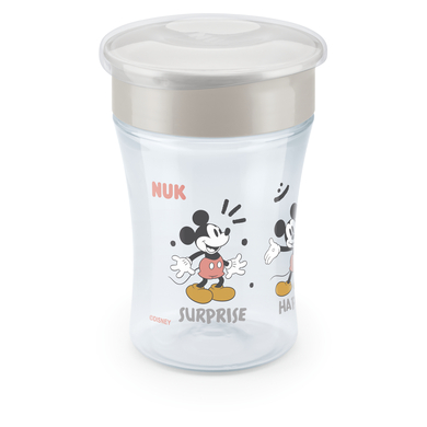 Image of NUK Tazza per bere Magic Tazza Mickey Mouse con bordo per bere a 360° da 8 mesi, 230 ml grigio