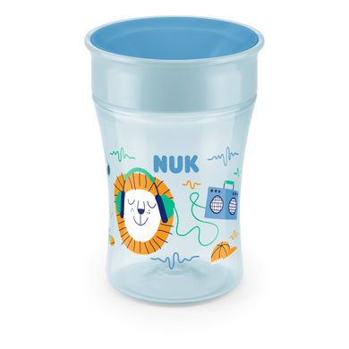 Image of NUK Tazza per bere Magic Tazza 230 ml con bordo a 360° in blu