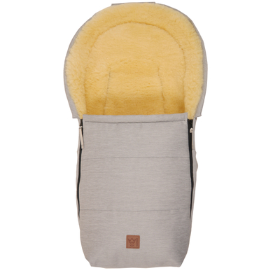 KAISER Chancelière pour siège auto universelle hiver Emma denim light grey