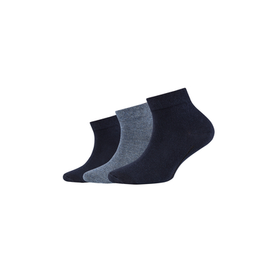 Image of Camano Socks Quarter 3-Pack navy