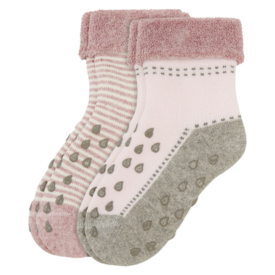 Image of Camano Socks 2-Pack ABS chalk pink melange