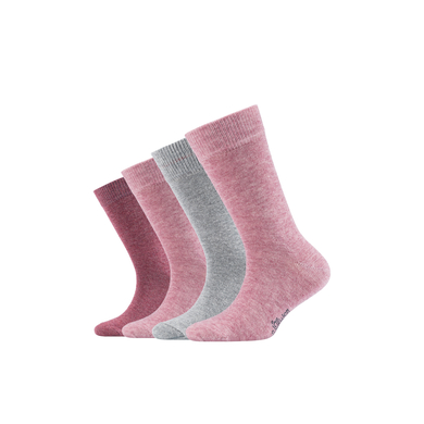 s. Olive r Chaussettes Junior essential s heather rose 4er-Pack