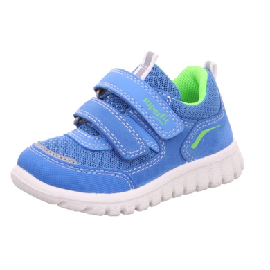 superfit Chaussures basses Sport7 Mini bleu clair / vert