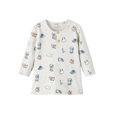 name it T-shirt à manches longues Nbmtage Light Grey Melange