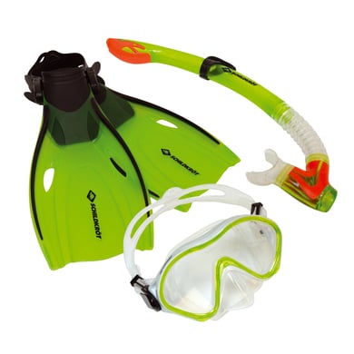 Junior SCHILDKRÖT® Bermuda 3-delat snorkelset, storlek S/M